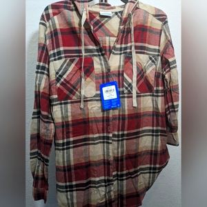 NWT Columbia Anytime Stretch hooded L/S